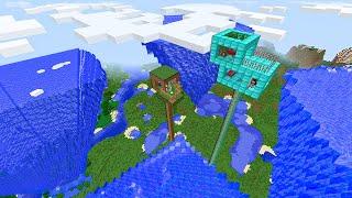 САМЫЙ ВЫСОКИЙ ДОМ НУБА ПРОТИВ ЧЕТЫРЕХ ЦУНАМИ В МАЙНКРАФТ ! ПРО ПОСТРОИЛ ДОМ MINECRAFT МУЛЬТИК