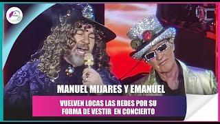 Mijares y Emmanuel se disfrazan en concierto y las BURLAS no se hacen esperar