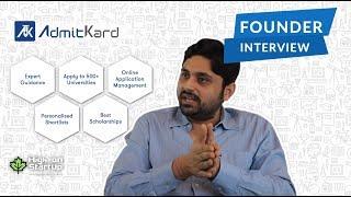 Studying abroad made easy with Admitkard - Rachit Agrawal, Co-Founder