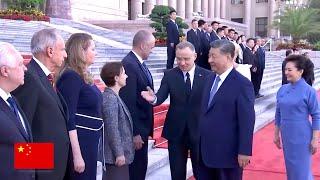 习近平和彭丽媛举行仪式欢迎波兰总统访华/Xi Jinping and Peng Liyuan hold a ceremony to welcome Polish President to China