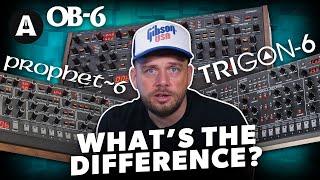 Sequential Prophet-6 vs OB-6 vs Trigon-6 - What's the Difference?