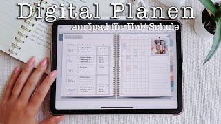 DIGITALER PLANNER AUF DEM TABLET//Planen für die Uni/Schule/Alltag, Digitaler Planer, Studentplanner