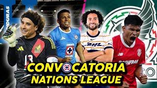  CONVOCATORIA SELECCION MEXICANA PARA NATIONS LEAGUE