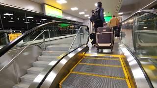 How to go from JFK airport to LIRR or NYC Subway ( Manhattan ) - The Airtrain - 2020 January 14