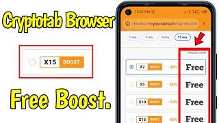 Cryptotab 2x boost - How to increase cryptotab pro mining speed - cryptotab browser Free 2x boost