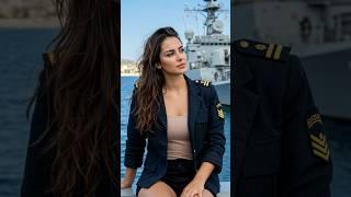 Naval Beauties: Countries as Women in the Navy Ep.8 #navy #admiral #bravesailors #sailing #shorts