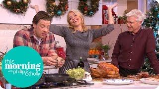 Jamie Oliver's Brussels in a Hustle and Knife Sharpening Tips | This Morning