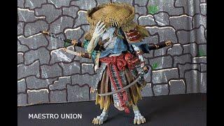 MAESTRO UNION FURAY PLANET RABBIT MAN THE NAMELESS SWORDSMAN action figure review