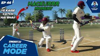 #46 Ye Catch Kaise Hua  ‍️ - Cricket 22 My Career Mode - RahulRKGamer