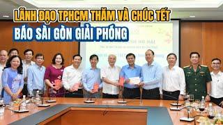 Lãnh đạo TPHCM thăm và chúc tết Báo Sài Gòn Giải Phóng