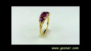 Shreve Crump & Low Antique Ring 3.00ct. T.W. Burma Ruby No Heat - J35699