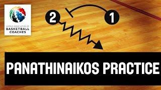 Basketball Coach Dimitris Itoudis - Pre-session Practice of Panathinaikos