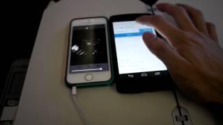 [UA201] United inflight wifi streaming Movie & TV test HD with iPhone5s and Nexus 5