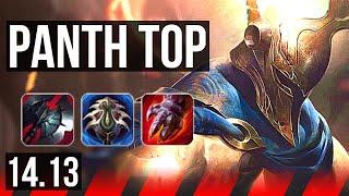 PANTHEON vs UDYR (TOP) | 8/2/7, 700+ games, Godlike | EUW Master | 14.13