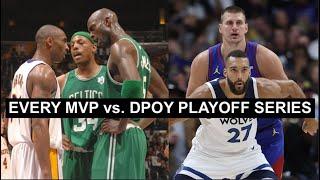 Every Time The MVP and The DPOY Faced Off In The Playoffs: Who Had The Upper Edge?