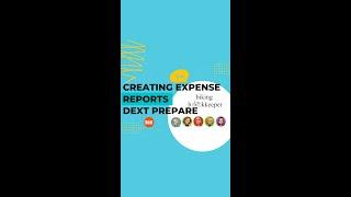 How to prepare expenses report through dext mobile phone app