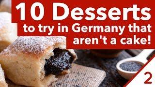 10 German Desserts - PART 2 // Traditional German Desserts Frankfurt