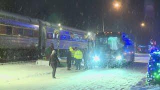 Cuyahoga Valley Scenic Railroad train derails while running North Pole Adventure event