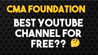 Best YouTube channel to study cma foundation for free | cma foundation free  #cmafoundationexams