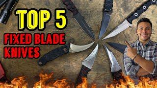 Top 5 Tactical Fixed Blades of 2024: EDC, Self-Defense, and Rare Custom Knives!