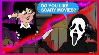 Scream vs Wednesday Addams (Parody Horror Animation)