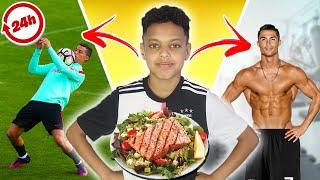 I ATE & TRAINED LIKE RONALDO FOR 24 HOURS!