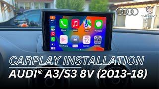 Apple CarPlay and Android Auto Unit Installation in Audi A3 8V (2013-2018)