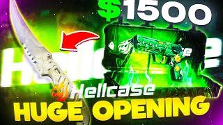 $1500 HUGE CASE OPENING ON HELLCASE | HELLCASE PROMO CODE 2024