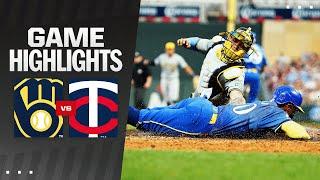 Brewers vs. Twins Game Highlights (7/20/24) | MLB Highlights