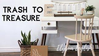 Trash To Treasure | Up-cycle | DIY Home Decor | Dump | Back To School | Thrift Haul | Recycle