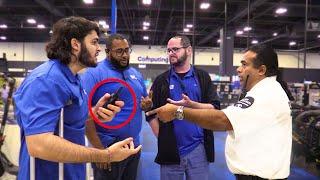 Pranking Best Buy Employees with their Walkie Talkie!