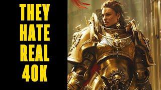 Warhammer 40K Fan DESTROYS Woke Mob STANNING For Games Workshop And Female Adeptus Custodes