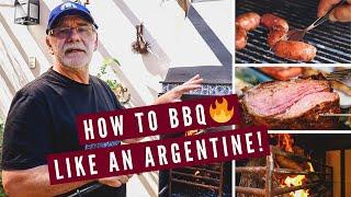 HOW TO BBQ LIKE AN ARGENTINE! | Argentinian Asado Barbecue Lesson in Mendoza, Argentina 