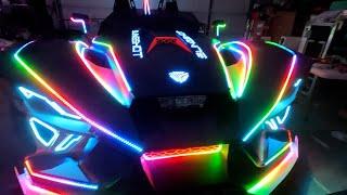 Slingshot Led -Cosmic Creations Installation Guide: Adding New LED Strips and Running Power Wires