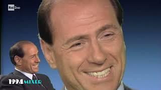 Mixer 20 anni di tv. La prima intervista di Berlusconi dopo la discesa in campo da 41% di share