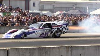 7000 HP Funny JET car Mach II DRAG SHOW - J85 F5 "Tiger" turbine engine