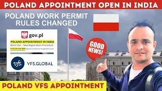 Poland Work Visa Appointment Started In India ! Poland VFS Appointment Slot Available ! Tabrez Malik