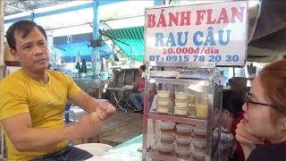 Bánh Flan, rau câu dừa 20 năm nổi tiếng chợ Nguyễn Văn Trỗi | nghệ sĩ hay ghé - Guufood