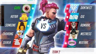 Showing PRO PLAYERS how to play ZARYA in Overwatch 2!