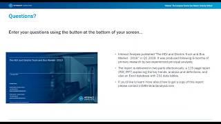 "The European Electric Bus Market: Industry Outlook", a webinar by Interact Analysis