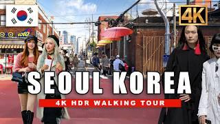 South Korea Walking Tour - 4K Seoul Walkthrough Fashion District | 4K HDR 60pfs