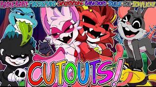 Nightmare Critters Animation Cutouts Part 5 | Simon Smoke X Rabie Baby | Poppy Playtime: Chapter 4