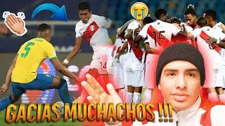 REACCIÓN BRASIL 1 - PERÚ 0 VAMOS PERÚ, GRACIAS MUCHACHOS ️