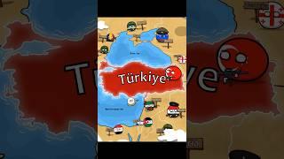 Zombies in Europe: Turkish zombie apocalypse. Countryballs