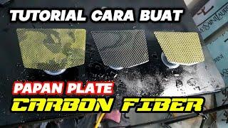 Cara buat papan plate carbon fiber