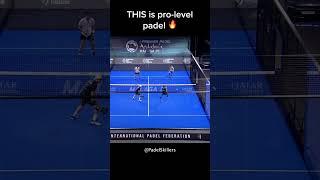 THIS is pro-level padel  #shorts #padel