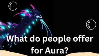 What do people offer for Auraron? - Creatures of Sonaria