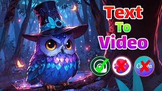 Best FREE AI Text To Video Generator | Better Then Invideo AI and Canva