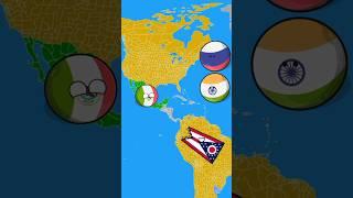 what if the world restarted  #countryballs #world #vs #russia #india #usa #pakistan #war #shorts