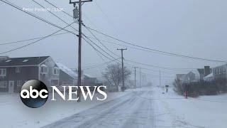 Powerful nor’easter pummels East Coast